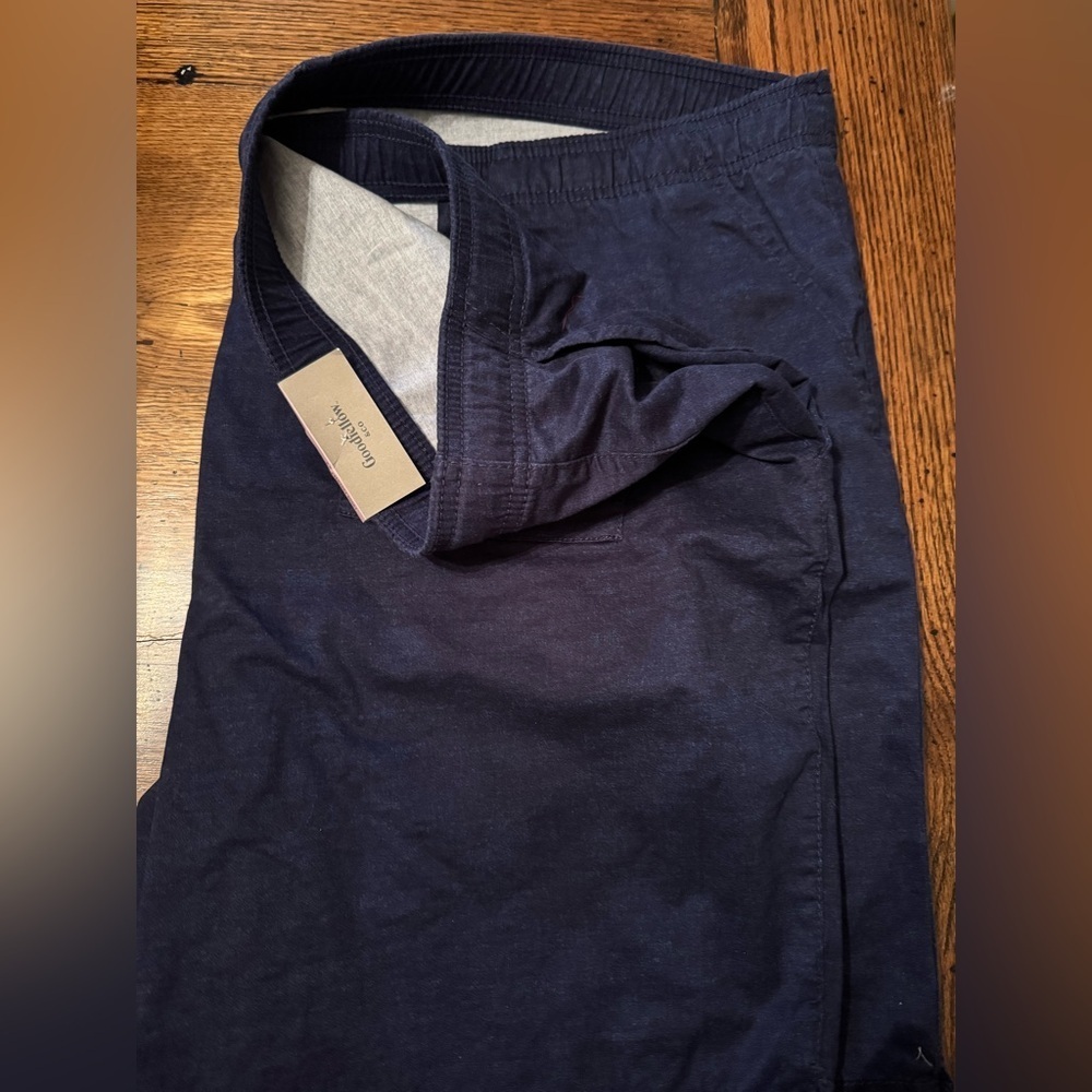 NWT Goodfellow & Co Men Size: XXL Navy Everyday Shorts 8" Inseam - Picture 5 of 5